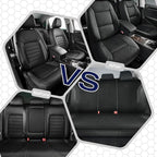 Skechers Memory Foam Car Seat Covers, Air Cool Mesh Thick Seat Covers, Airbag Compatible Car Seat Cover, Automotive Comfort Protection for Most Cars,Vans,Trucks, SUVs,Black