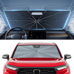 Autorder Windshield Sun Shade Umbrella for 2023-2026 Honda CR-V CRV Accessories,Upgraded Ice Crystal Material,Easy Setup Umbrella Sunshade for Car Windshield,100% Sun Blocking