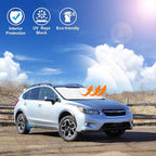 Windshield Sun Shade Custom Fit for 2013 2014 2015 2016 2017 Subaru Crosstrek Accessories Foldable Window Sunshade Sun Blocker Protect Car from Sun Rays & Heat Damage Keep Car Cooler