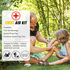 Nilight Car Emergency Kit with Jumper Cable Air Compressor Tire Repair Essential Tools First Aid Alligator Connector Electrical Kit for Travel Camping Outdoor Cars Truck SUV RV