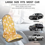Car Seat Covers 2pcs Waterproof Towel Car Seat Cover Universal Fit for Most Trucks SUV Fitness Athletes Pets Gym and Water Sport，Chamomile
