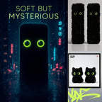 Black Cat Panther Seat Belt Strap Cover Pad, Cute Funny Interior Car Accessories Decor, for Auto Truck Pickup 2025, Artificial Soft Wool, Fluffy Shoulder Neck Cushion Protector, 2 PCS