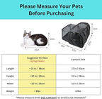 Crash-Tested & Airline Approved Pet Carrier (Test with FMVSS 213b - 5 Star Safety Rated by CPS) | 3-in-1 TSA Dog Carrier Airline Approved - Lab Tested Cat Car Seat - Expandable Cat Bag |
