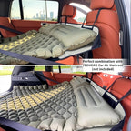 Car Rear Seat Mattress Extension Plate, Foldable Car Back Seat Extender，Portable Mattress for Sleeping, Increase Travel Trunk Space and Car Bed Camping Space for Cars, SUV, Model Y/3（Grey）