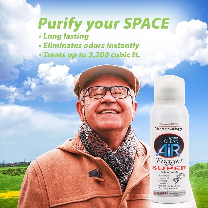 Fogger Odor Eliminator Air Freshener! Deodorizer Spray for Home Odors, Instantly Removes odors in Car Deodorizer, Home and kitchen, room, odor eliminating fogger (Super Strength Cinnamon)