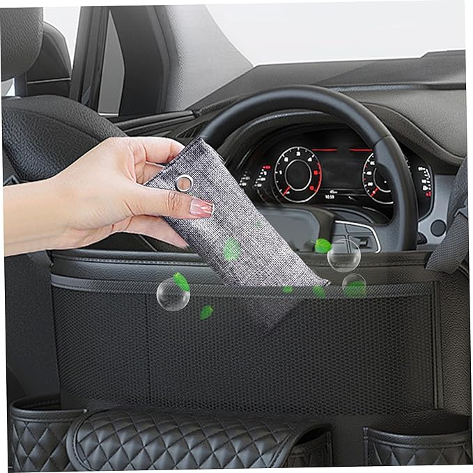 Charcoal Bags Odor Absorber Activated Charcoal Odor Absorber Natural Bamboo Air Purifying Bags Air Freshener for Home Closet Car Office, 70g