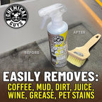 Chemical Guys Lightning Fast Carpet and Upholstery Stain Extractor - Carpet Cleaner, Safe for Fabric, Upholstery, Cars, Home, Office, Furniture, and More, Fresh Scent - 128 oz