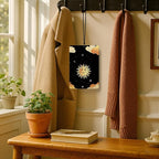 Witchy Starry Night Celestial Car Air Freshener 4 Pcs, Mystical Abstract Sun and Moon Astrology Air Freshener Hanging for Cars Books Closet Drawer, Gothic Car Accessories for Women Men