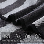 PuTian Merino Wool Camp Blanket - 36" x 63" Great for Bed Couch Camping Outdoors Travel Emergency -Large Warm Soft Washable Wool Throw