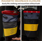 Living in a Bubble Wet Dry Laundry Bag – Portable Waterproof Laundry Hamper for RV, Campervan & Travel – Foldable Clothes Organizer with Separate Wet & Dry Compartments