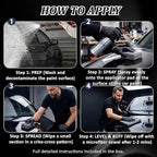 Advanced Graphene Ceramic Coating 200ml AT-GX Nano Protectant Long-Lasting High Gloss Waterproof Professional DIY Car Paint Care Kit for Cars