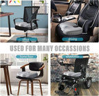 WAOAW Seat Cushion, Office Chair Cushions Butt Pillow for Long Sitting, Memory Foam Chair Pad for Back, Coccyx, Tailbone Pain Relief (Grey)