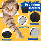 SmartTrends-2 Packs Pet Hair Removal Glove for Dogs & Cats, Five-Finger Ergonomic Grip Reusable & Washable Pet Hair Removal Tool, Lightweight Portable Dog Hair Remover for Couch, Carpet, Bed, Cloth