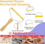 2 Pack Pet Hair Removal Tool, Cleaner Pro Pet Hair Remover for Cat and Dog, Reusable Carpet Scraper Lint Remover, Lint Shaver for Couch, Carpet, Clothing, Bedding, Car, Furniture, Pet Towers