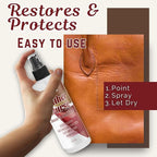 8oz Leather Purse Cleaner & Conditioner – 3-in-1 Spray for Handbags, Designer Bags & Luxury Purses – Deodorizes, Cleans, Conditions & Restores Leather – Safe on Finishes