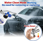 Pressure Washer Extension Wand Dual-Connector Tool, 1/4 Inch Quick Connect Switch Double Tip Attachment for Foam Cannon, Power Washer Extension Cleaner Accessory for Home, Boat and Car Washing