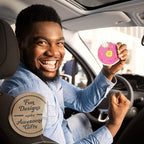 Fresh Fresheners Cute Funny and Aesthetic Car Air Fresheners 4-pack Scented With Premium Oils (Donut)