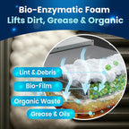 Brodi Coilean HVAC Coil Cleaner Foam, Commercial-Grade, Non-Acid Self-Rinse AC Coil Cleaner, Clinging Foam Digests Dirt, Lint & Grime, Deodorizes, Boosts Airflow, Safe On All Metals (Pack of 6)