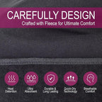 Car Seat Towel Covers Front Seats Protector for Gym and Workout, Automotive Washable Driver Cars Seat Sweat Cover for Dog, Compatible with Tesla Model Y Juniper/3/X/S (Fleece Black, 1Pcs)