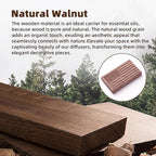 Car Air Freshener Small Wooden Diffuser New Smell Set Car Odor Eliminator