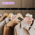Retro Pink Air Freshener for Car, Preppy Cute Guest Check Champagne Ace Card Air Freshener Hanging 3 Pcs for Cars Closet Drawer or Books, Y2K Girly Car Mirror Decor for Women Teens