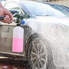 FENG PAI Pressure Washer Foam Cannon with Dual Connector Accessory & 7 Power Washer Sprayer Nozzles, Double Tip Attachment For Soap Cannon, 1/4" Quick Connect, 3600 PSI