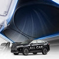[Upgrade] DooGooGoo Windshield Sun Shade - Medium, Sunshade for Car Windshield [Heat Shield & UV Block] Car Sun Shade Protect Interior & Keep Car Cooler Foldable Front Windshield Shade (64x32 Inches)