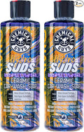 Chemical Guys HydroSuds Ceramic Shine High Foaming Car Wash Soap (Works with Foam Cannons, Foam Guns or Bucket Washes) For Cars, Trucks, SUVs, RVs & More, 16 fl oz, Berry Scent, 2 Pack