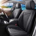 Front Seat Covers Fit for Toyota Venza 2009-2025, Car Seat Covers Front Seats, Breathable Faux Leather Automotive Seat Covers Front Pair Anti-Slip Seat Cover(Black, Front)