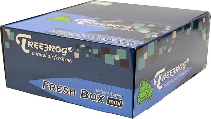 9 Packs TreeFrog FRESH BOX MINI (aka Xtreme Fresh Mini) Sakura Blossom Scent Premium JDM Air Freshener