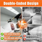 JOEJET Short Pressure Washer Gun with Foam Cannon Dual Connector Accessory, Car Wash Foam Gun with 1/4 Inch Quick Connector, 5 Pressure Washer Nozzle Tips, 1 Liter