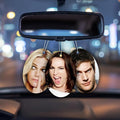 Personalized Custom Car Air Freshener, Double Sided Custom Photo, Record Player Shaped Fragrance Vent Clip, Unique and Cute Car Interior (Customize, Hanging A)
