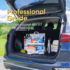 Superio Hot & Cold Insulated Bags for Food Delivery & Grocery Shopping - Reinforced Thermal Lunch Bag (3, 20"x19")