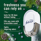 Febreze Odor-Fighting Fade Defy PLUG Air Freshener White Pine & Juniper Berry, 0.87oz Oil Refill, 2 Count