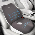 FLORICH Car Seat Cushion and Lumbar Support Pillow, Ergonomic Memory Foam Driving Seat Cushions for Back & Sciatica Pain Relief, Non-Slip Cushion for Car, Office, Truck, Wheelchair, Gaming Chair-Gray