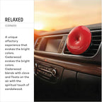 SPIN Vent Clip Car Air Freshener – RELAXED CEDARWOOD, Essential Oil Based Car Fragrance, Solid Scent, Liquid Free, Long Lasting (2 Pack)