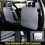 Aierxuan Front Car Seat Covers Universal Fit for Honda Civic Accord CRV, Toyota Camry Prius Rav4 Corolla, Kia, Lexus, Nissan, Mazda, Jeep Cherokee and Most Cars, with Waterproof Leather (Grey)