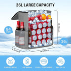 Backpack Cooler - 54 Cans Large Capacity Insulated Leak Proof Backpack for Men & Women, Cooler Bag Picnic Camping Beach Hiking Travel Lunch Backpack
