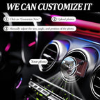 Personalized Customized Photo Car Air Freshener，Double Sided Customized Car Fresheners，Custom Air Fresheners With Picture for Boyfriend、Dad、Mom、Music Lovers.(9 pcs, White)