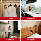 Bemaystar Custom Air Fresheners with Picture – Custom Double Sided Photo Car Air Freshener, Personalized Air Freshener for Car Wardrobe Bathroom and Hanging Ornaments (Rectangle)