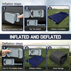Umbrauto Truck Bed Air Mattress for 5.5-6.5ft Pickup Truck Bed, Cordless Pump Airbed Mattress with Accessories Kit for Outdoor Road Trip Travel