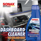 SONAX Dashboard Cleaner 283241 | Premium Interior Cleaner & Protectant for Plastic, Vinyl, & Rubber | Anti-Static, Low-Glare, Matte Finish | Long Lasting Fresh Scent & Dust-Repellent Formula | 500ml