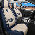 LINGVIDO Car Seat Covers for Front Seats (2 Seats) - Premium Perforated Nappa Leather,Waterproof Shield, Omni-Adapt Fit for SUVs Sedans, Ideal for Rideshare & Pets