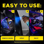 Meguiar's Air Re-Fresher Odor Fighting Spray, New Car Scent,Convenient Air Freshener that Instantly Fights Odors and Leaves Behind a Long-Lasting New Car Scent, 8 Oz Trigger Spray