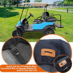 Golf Cart Front Seat Covers for Club Car Precedent 2004 and Up, Durable Polyester Fabric Club Car Precedent Seat Covers, Breathable Washable