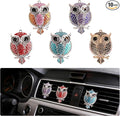 5 PCS owl Car Decor, Cute AnimalThemed Air Freshener Vent ClipsCar Accessories Decoration for ，Reusable Essential Oil Diffuser, Universal for Most Cars (owl)