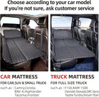 ABE Non-Inflatable Car Mattress,Double-Sided Folding Car Bed Mattress SUV,Portable SUV Mattress,Camping Mattress Back Seat,Back Seat Extender for Dogs(Dinosaur World)