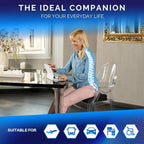 Healthfix® Wedge Seat Cushion - Orthopedic Memory Foam Seat Wedge for Office Chairs, Posture Support, Pressure Relief for Back/HIPS/Tailbone - Soft (99-150 lbs)
