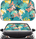 Windshield Sun Shade - Car Windshield Sun Shade for UV Protecion Heat Reduction 2025 Sun Visor for Car Interior (55"x31.5")