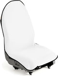 lebogner Waterproof Sweating Car Seat Cover for Post Gym Workout, Running, Swimming, Beach and Hiking, Universal Fit Anti-Slip Bucket Seat Protector for Cars, SUVs and Trucks, Machine Washable, White